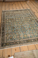 3.5x4.5 Vintage Distressed Malayer Square Rug