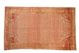 4x7 Vintage Distressed Malayer Rug