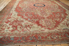 9x12 Antique Serapi Carpet