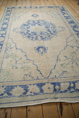 5.5x8.5 Vintage Distressed Oushak Carpet // ONH Item 10706 Image 5