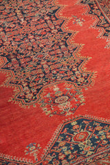 4x6 Antique Tomato Red Malayer Rug // ONH Item 1128 Image 5