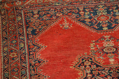4x6 Antique Tomato Red Malayer Rug // ONH Item 1128 Image 9