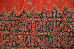 4x6 Antique Tomato Red Malayer Rug // ONH Item 1128 Image 11