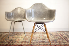 Rare Eames PAW Rope Edge Seng Swivel Chair in Elephant Grey // ONH Item 1152 Image 2
