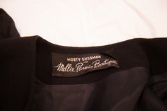 Vintage 60s Mollie Parnis Wrap Dress // Morty Sussman // Boutique Designer // Size L - 12 // ONH Item 1693 Image 8