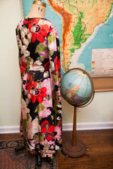 Vintage 1960s Saks Fifth Avenue Floral Dress // Size 4 - 6 // ONH Item 1664 Image 4
