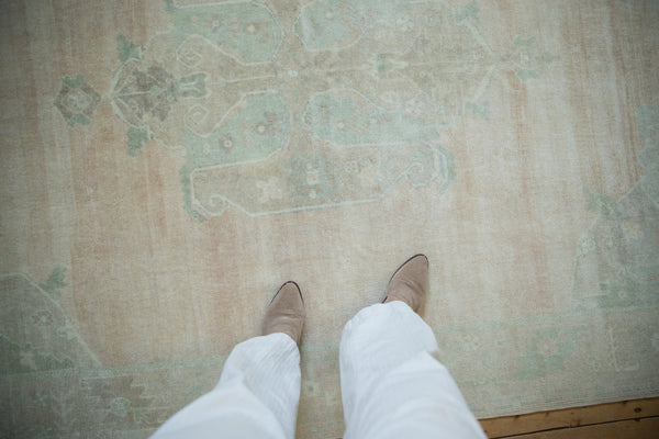 5.5x8.5 Vintage Distressed Oushak Carpet // ONH Item 12063 Image 1