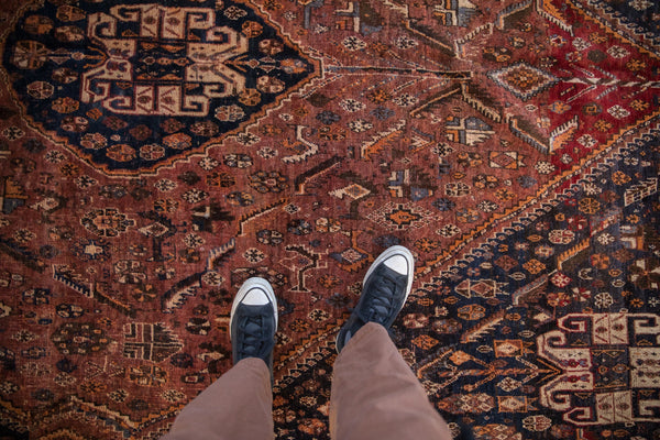 7.5x9.5 Vintage Qashqai Carpet