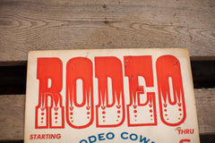 Mid Century Rodeo Poster // ONH Item 1310 Image 3