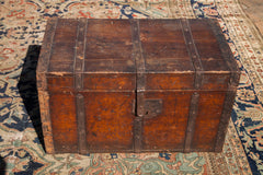 Antique 18th Century Wooden Trunk // ONH Item 1613 Image 6