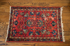 2x2.5 Vintage Small Red Rug // ONH Item 1626 Image 6