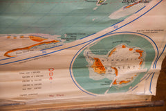 Vintage Denoyer Geppert Pull Down Map Of World // ONH Item 1633 Image 8
