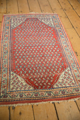 2x4 Small Red Mir Sarouk Vintage Rug // ONH Item 1639 Image 8