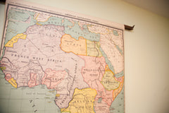 Antique Pull Down Map of Africa // ONH Item 1730 Image 10