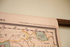 Antique Pull Down Map of Africa // ONH Item 1730 Image 2