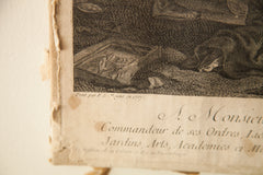 18th Century French Engraving // ONH Item 1789 Image 7