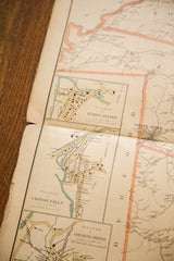 Antique 19th Century Julius Bien Pound Ridge Scotts Corners NY Map // ONH Item 1823 Image 4