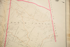 Antique Bedford NY Map // ONH Item 1825 Image 3