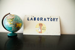 Rare Science For The People 1970's Laboratory Science Sign // ONH Item 1834