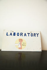 Rare Science For The People 1970's Laboratory Science Sign // ONH Item 1834 Image 3