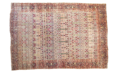 9x13 Antique Persian Kerman Carpet Cypress Trees // ONH Item 1890