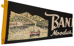Banner Lodge Moodus Conn. Vintage Felt Flag // ONH Item 2541 Image 1
