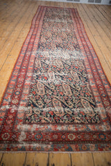 3.5x13 Distressed Antique Paisley Malayer Rug Runner // ONH Item 2667 Image 5