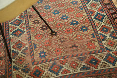 4x9.5 Distressed Antique Caucasian Rug Runner // ONH Item 2735 Image 2