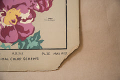 Vintage 1920's Botanical Painting // ONH Item 3451 Image 4
