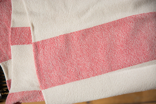 Hand-woven Spa Towel Cotton Throw // ONH Item 3658 Image 1
