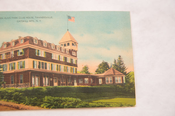 Vintage Elka Park Club House Tannersville NY Postcard