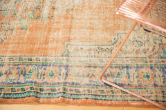  Vintage Distressed Oushak Carpet / Item 5254 image 6