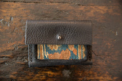 Dainty Rug Fragment Leather Wallet