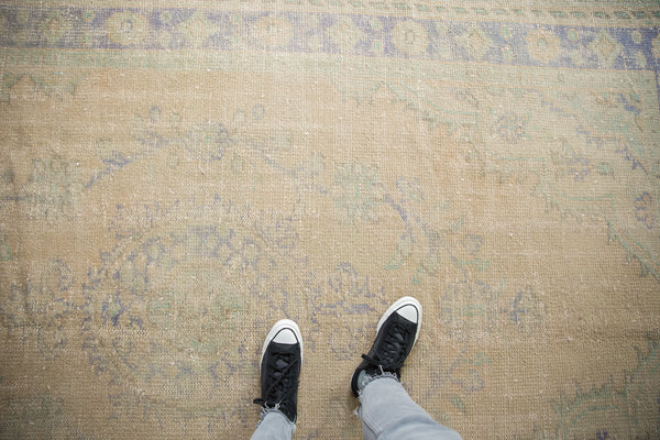 6x9.5 Vintage Distressed Oushak Carpet // ONH Item 7147 Image 1