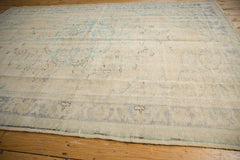 6x9.5 Vintage Distressed Oushak Carpet // ONH Item 8028 Image 10