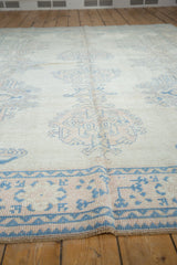 6.5x9 Vintage Distressed Oushak Carpet // ONH Item 8205 Image 3