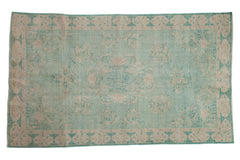 5.5x9.5 Vintage Distressed Oushak Carpet // ONH Item 8772