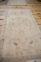 1.5x3 Vintage Distressed Oushak Rug Mat // ONH Item 9415 Image 2