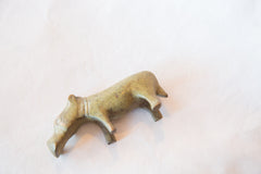 Vintage African Bronze Casting of Hippo Large Snout // ONH Item AB00124 Image 3