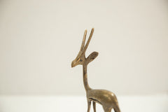 Vintage African Bronze Gazelle