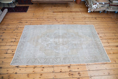 5x8 Distressed Oushak Carpet // ONH Item ee001208 Image 11