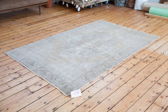 5x8 Distressed Oushak Carpet // ONH Item ee001208 Image 1