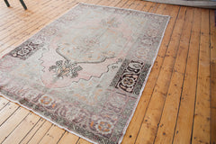6.5x9.5 Distressed Oushak Carpet // ONH Item ee001254 Image 6