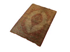  2x2.5 Antique Silk Persian Tabriz Rug Mat / Item 1783 image 16