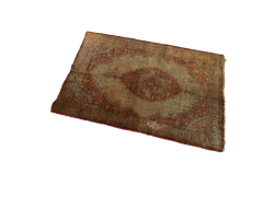 2x2.5 Antique Silk Persian Tabriz Rug Mat / Item 1783 image 25
