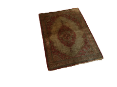  2x2.5 Antique Silk Persian Tabriz Rug Mat / Item 1783 image 33