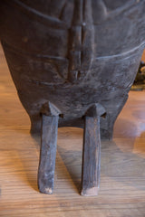 Vintage Carved African Wooden Slot Chair // ONH Item ab01554 Image 11