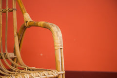 Mid Century Modern Rattan Chair Franco Albini // ONH Item am001003c Image 1