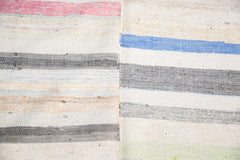 6.5x11 Vintage Rag Rug Carpet // ONH Item ee001395 Image 3