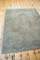 4.5x5 Vintage Distressed Oushak Square Rug // ONH Item ee001618 Image 3